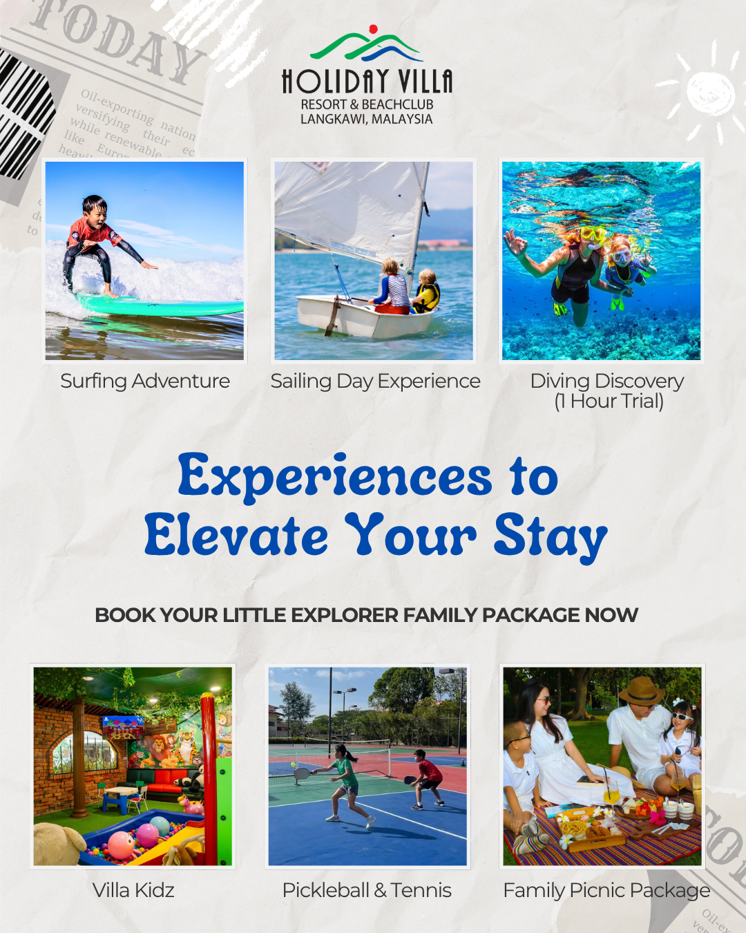 Elevae your stay - family package